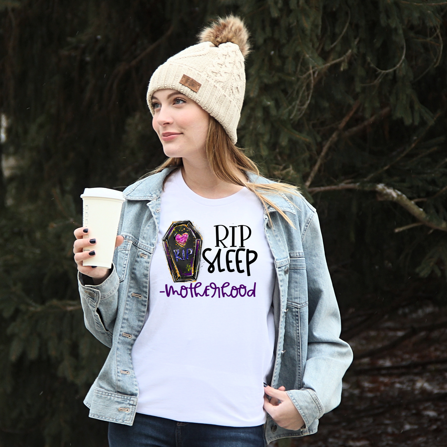 DTF TRANSFER RIP Sleep -Motherhood
