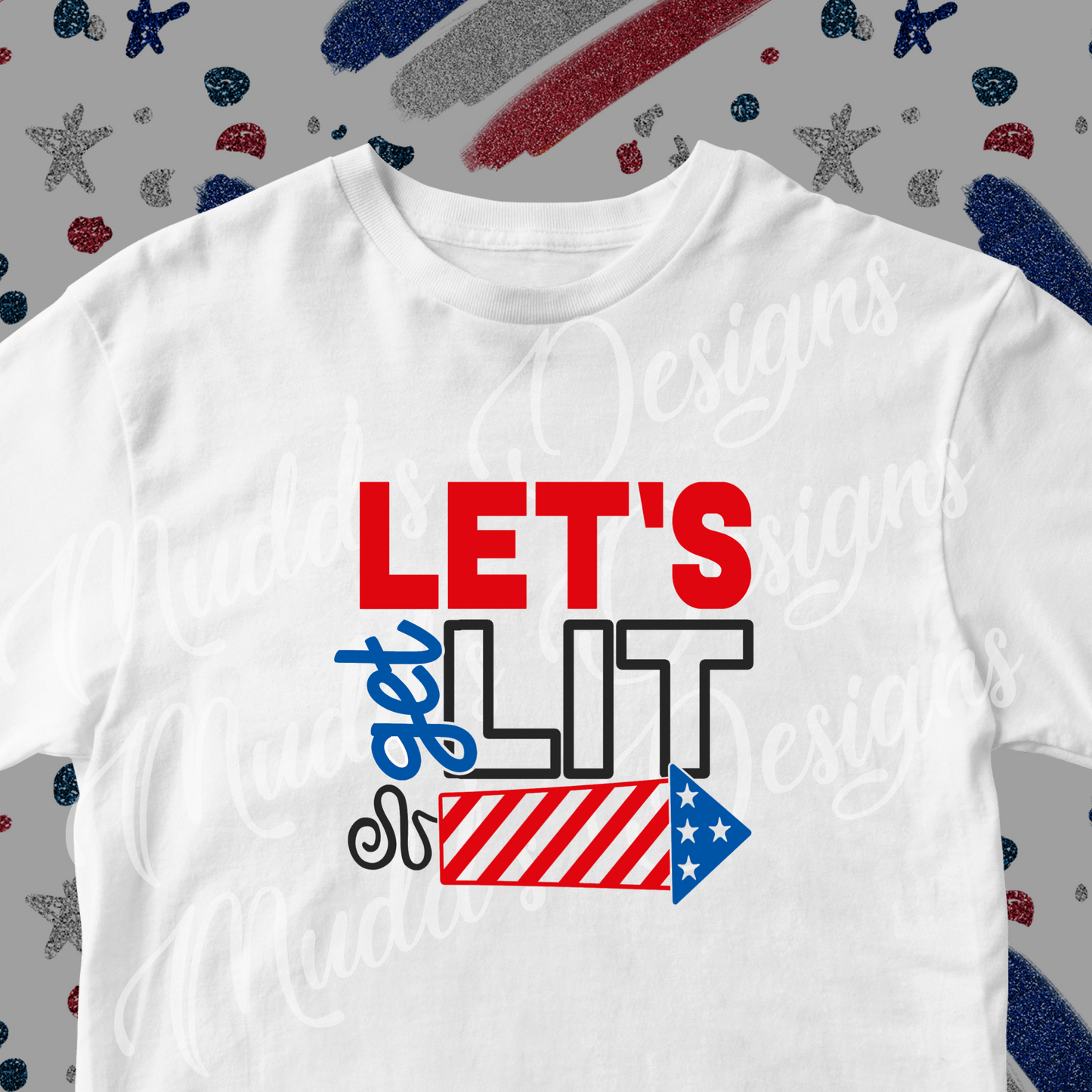 DTF TRANSFER Let's get lit