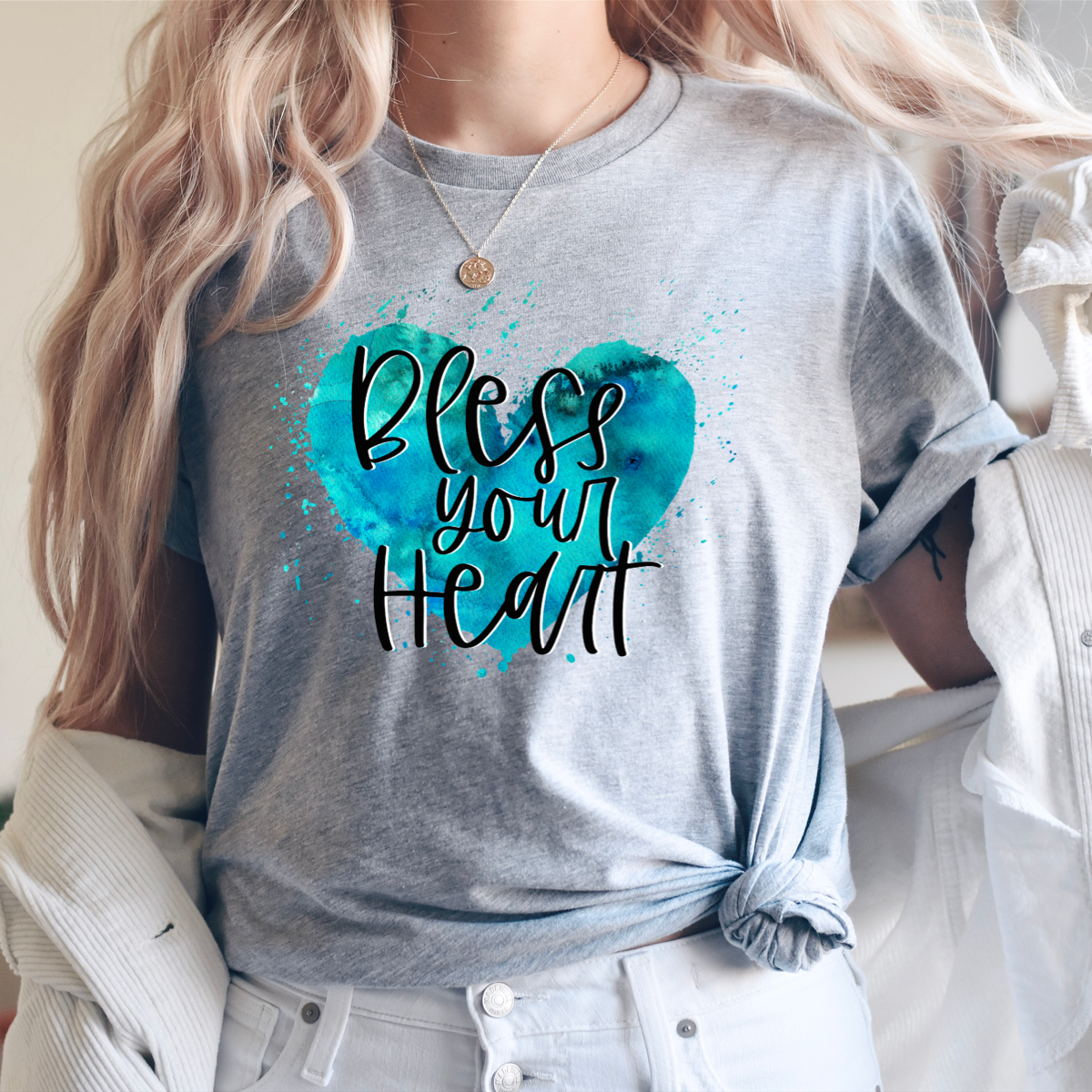 DTF TRANSFER Bless your heart