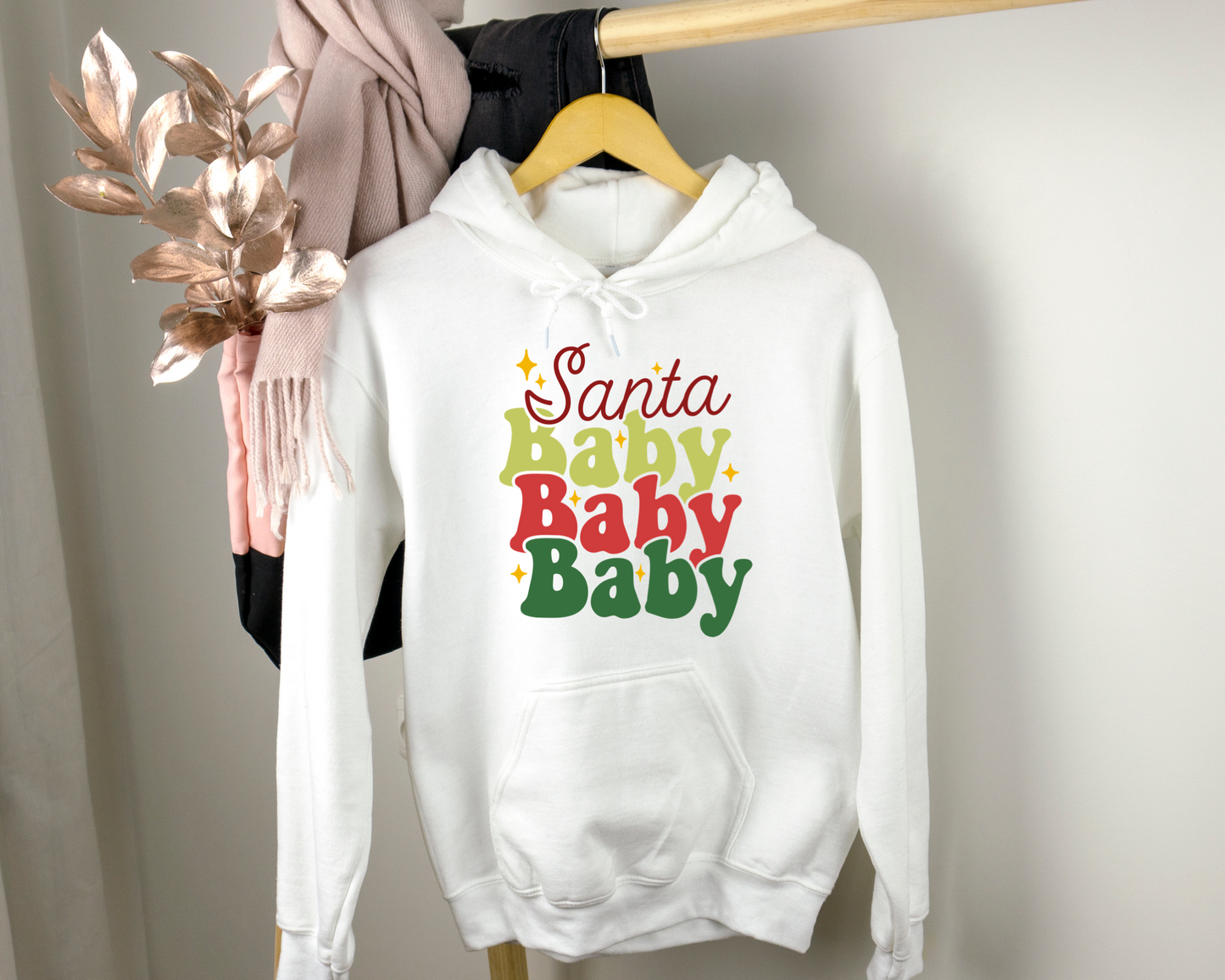 DTF TRANSFER Santa baby baby baby retro