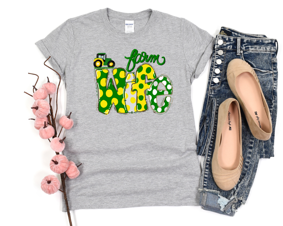 DTF TRANSFER farm wife