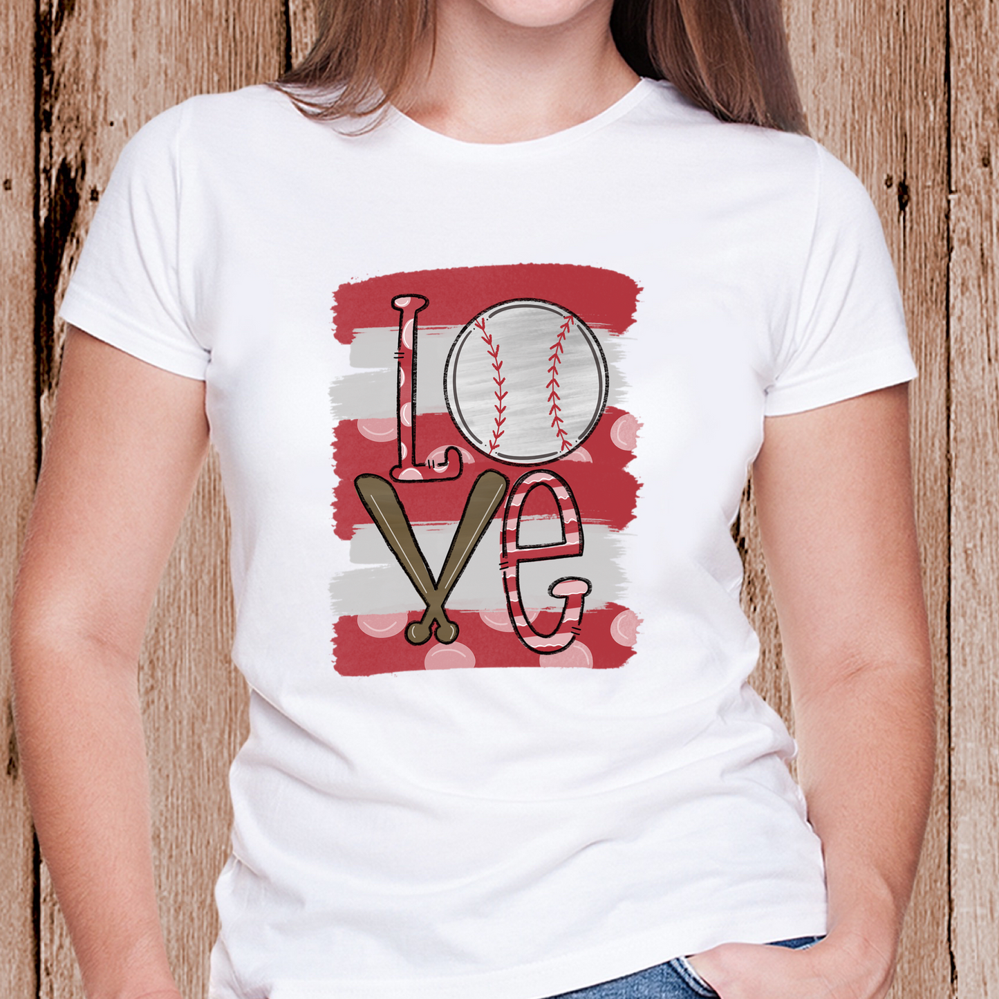 DTF TRANSFER Love Baseball