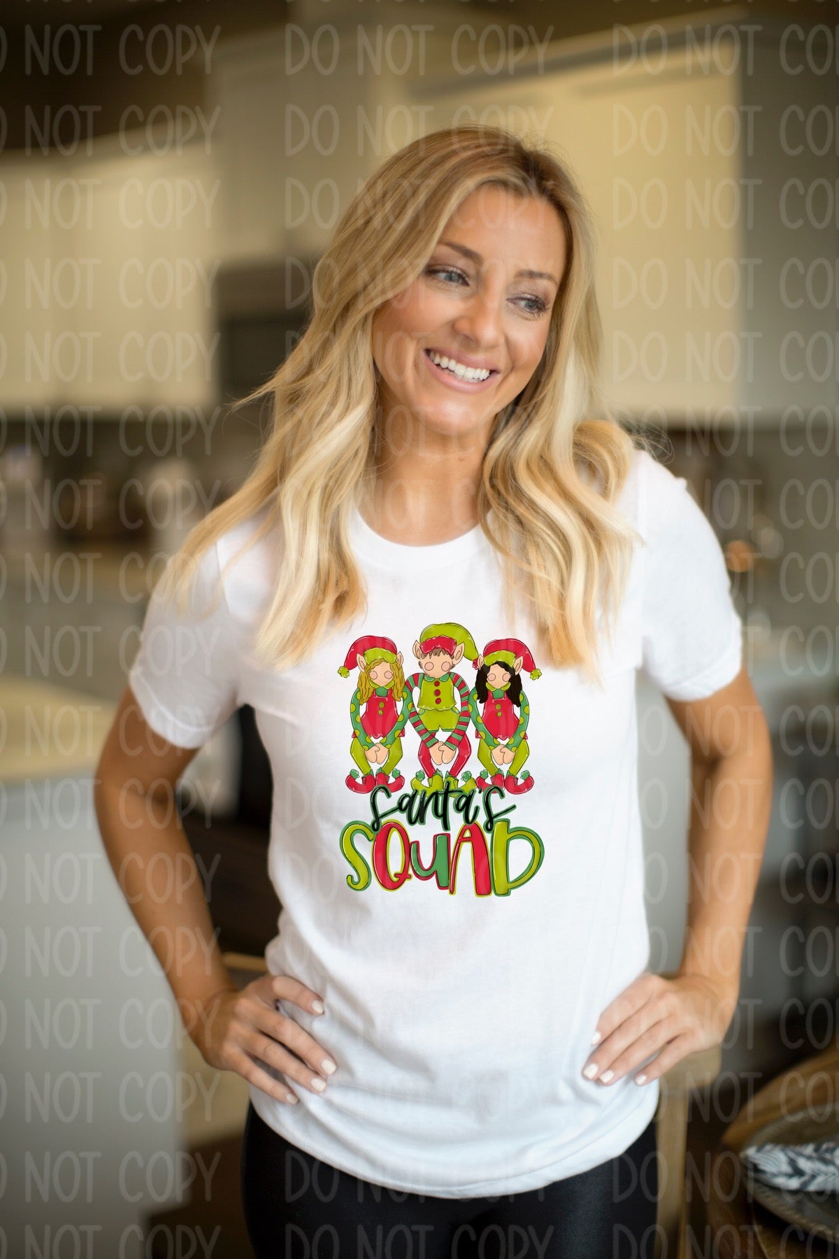 DTF TRANSFER Santa’s Squad