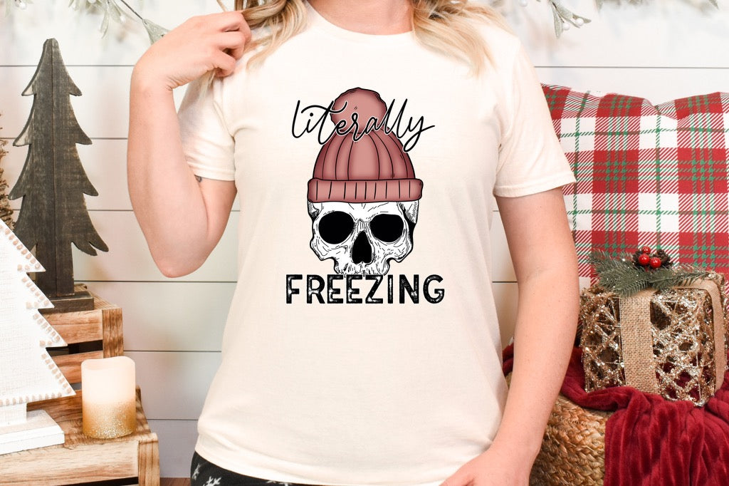 DTF TRANSFER Literally Freezing