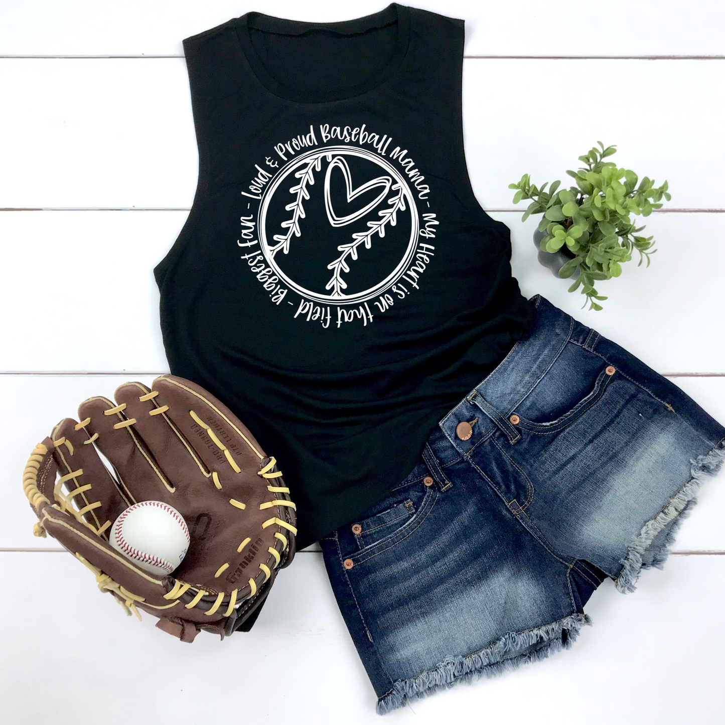 DTF TRANSFER Loud & Proud Baseball Mama