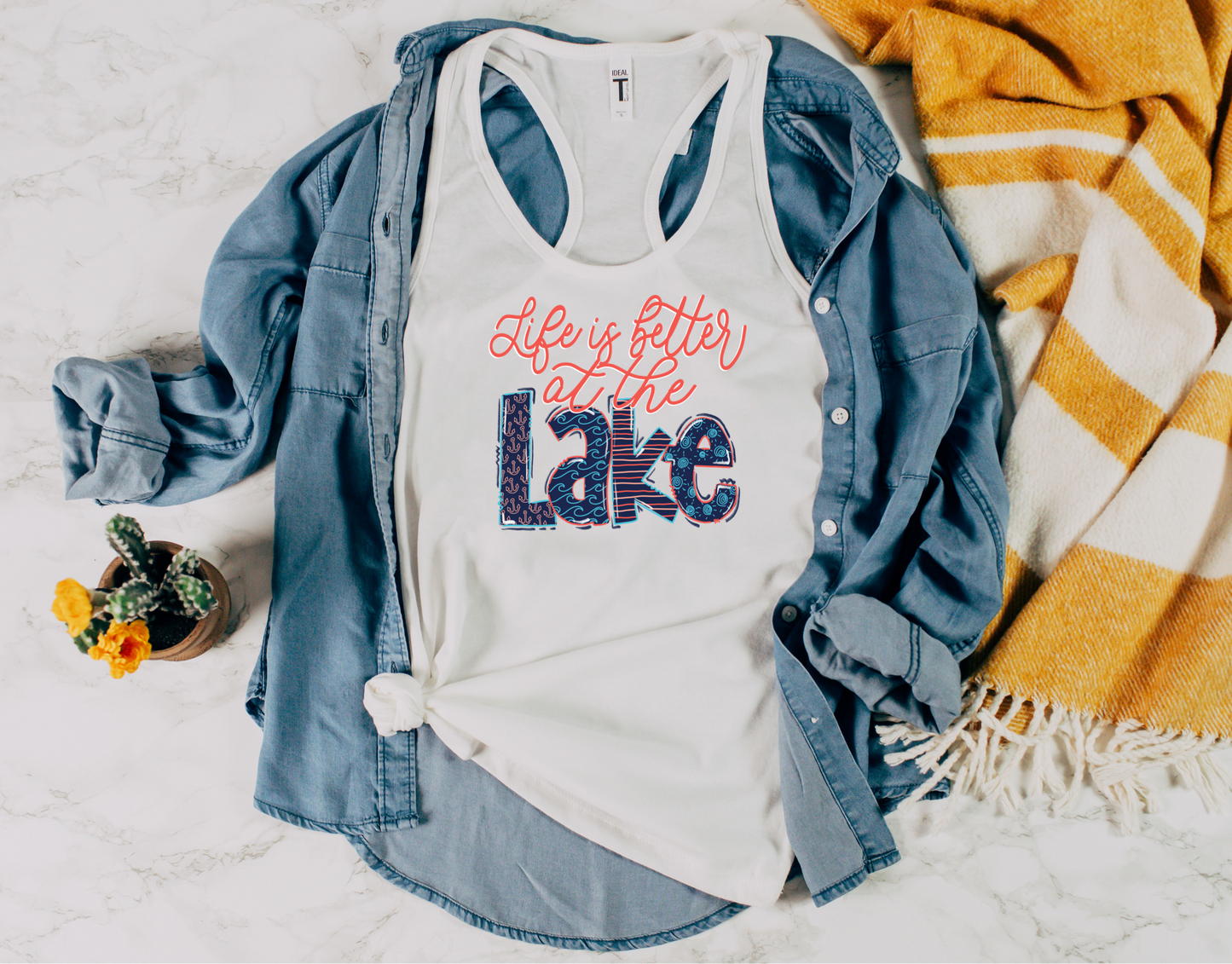 DTF TRANSFER life is better at the lake