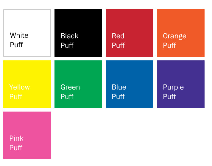 It’s Puff! No Larger Than 11x12 One Color Custom Screenprint transfers *5-8 business day TAT from ARTWORK APPROVAL