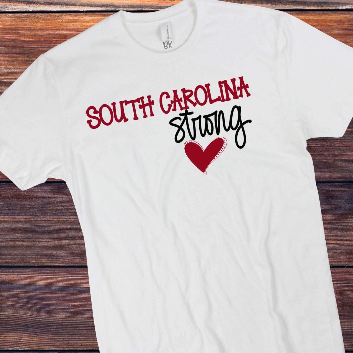DTF TRANSFER South Carolina Strong red