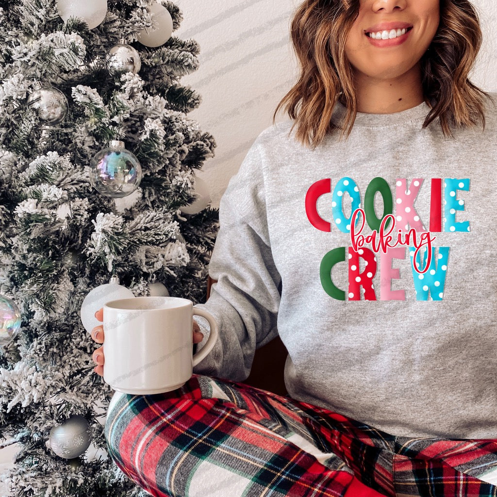 DTF TRANSFER Cookie Baking Crew