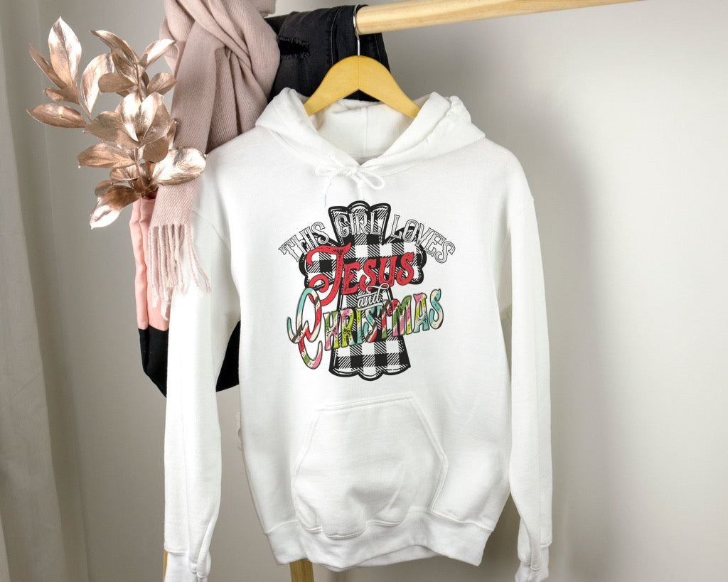 DTF TRANSFER This Girl Loves Jesus & Christmas