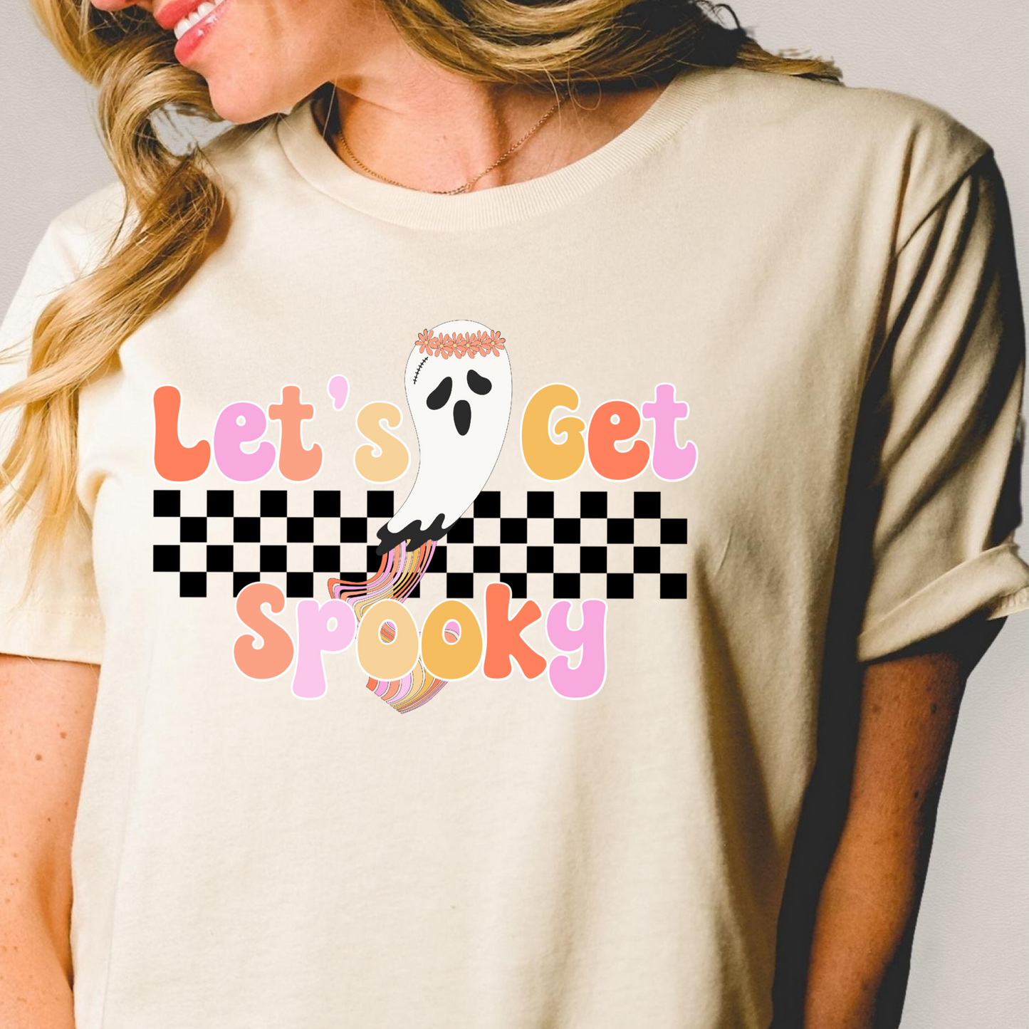 DTF TRANSFER let’s get spooky retro