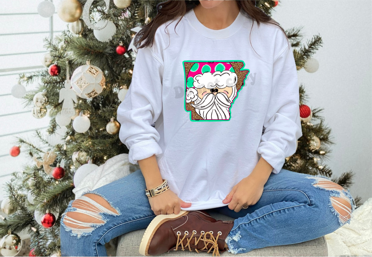 DTF TRANSFER Arkansas Santa