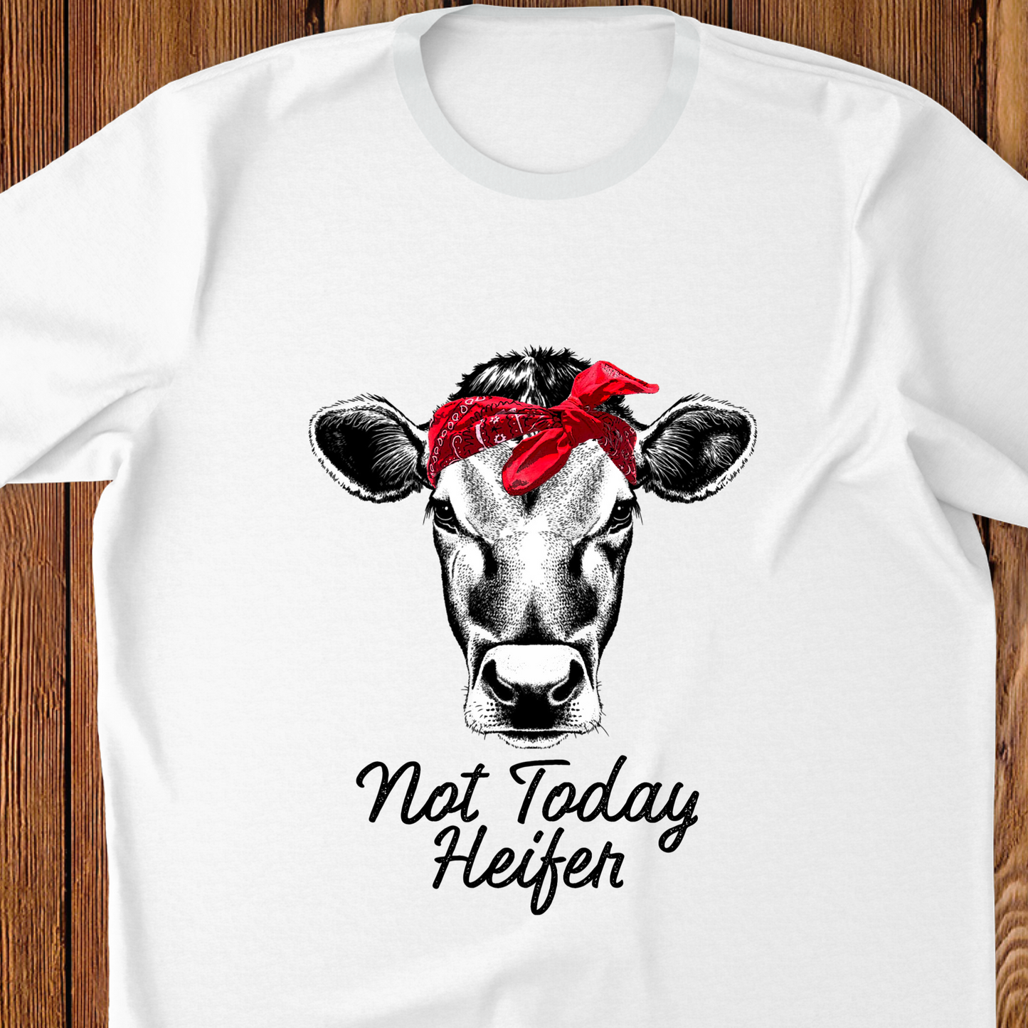 DTF TRANSFER Not today heifer