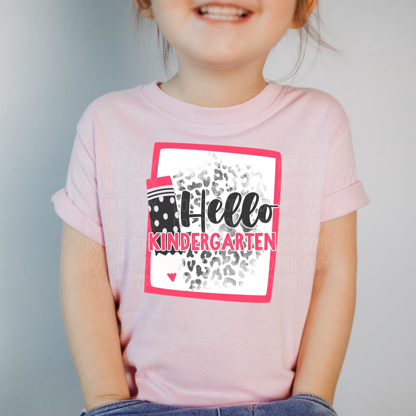 DTF TRANSFER Hello Kindergarten