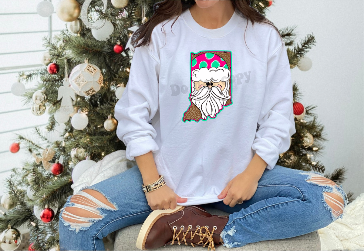 DTF TRANSFER Indiana Santa