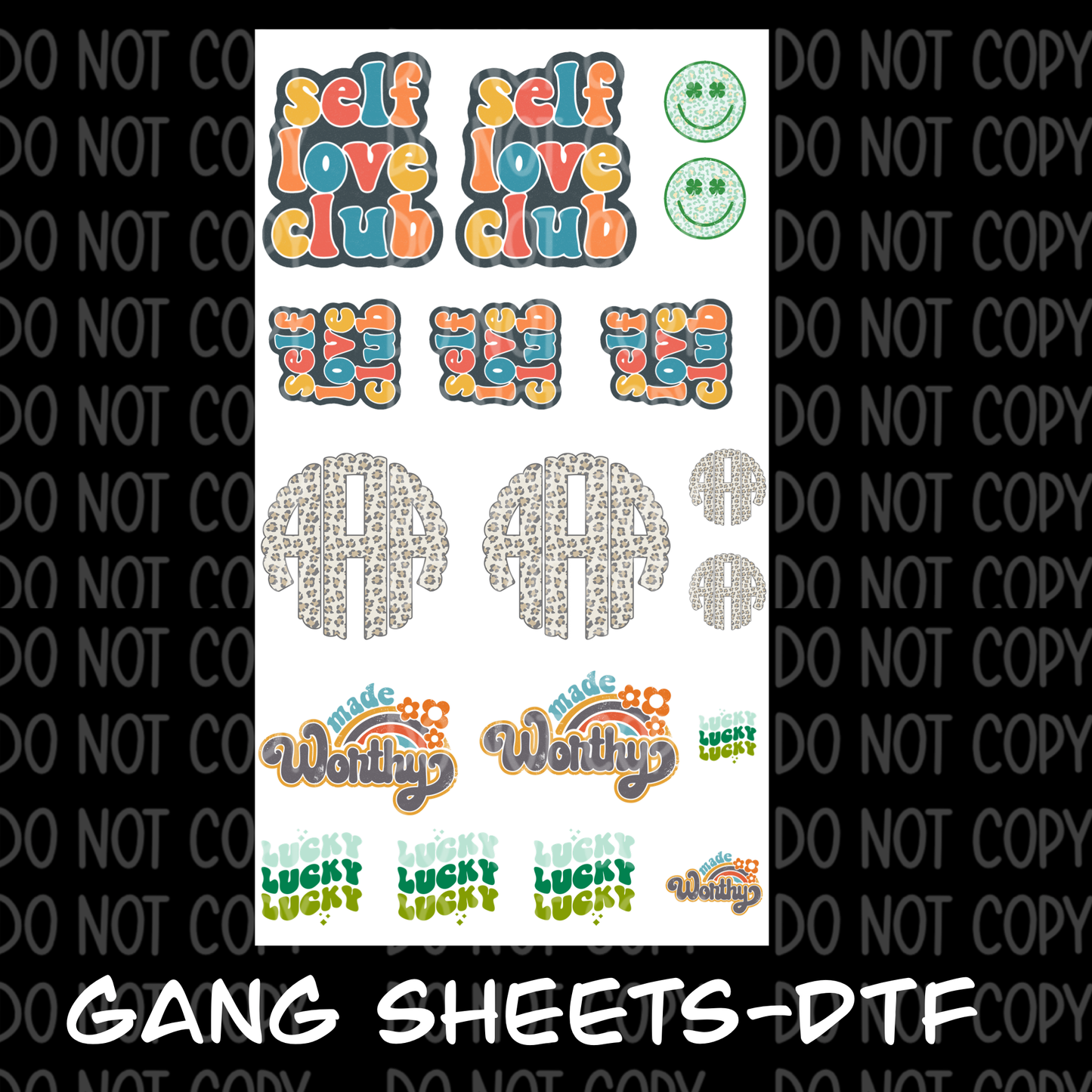 **TAT-1-2 BUSINESS DAYS (TAT EXCLUDES DAILY DEALS)** Custom DTF-Print Ready Gang Sheet 2.0