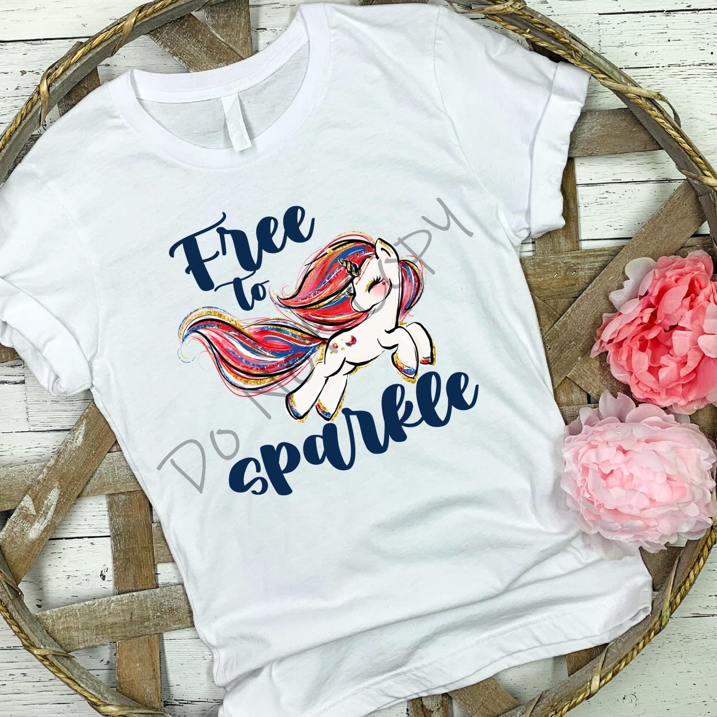 DTF TRANSFER Free to sparkle