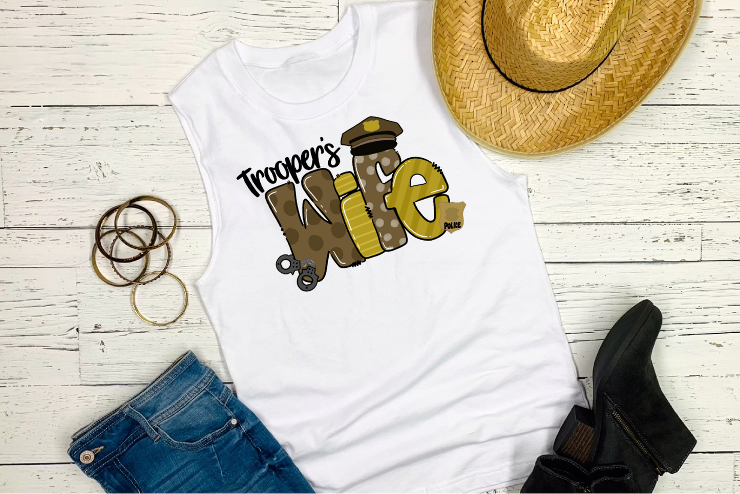 DTF TRANSFER troopers wife