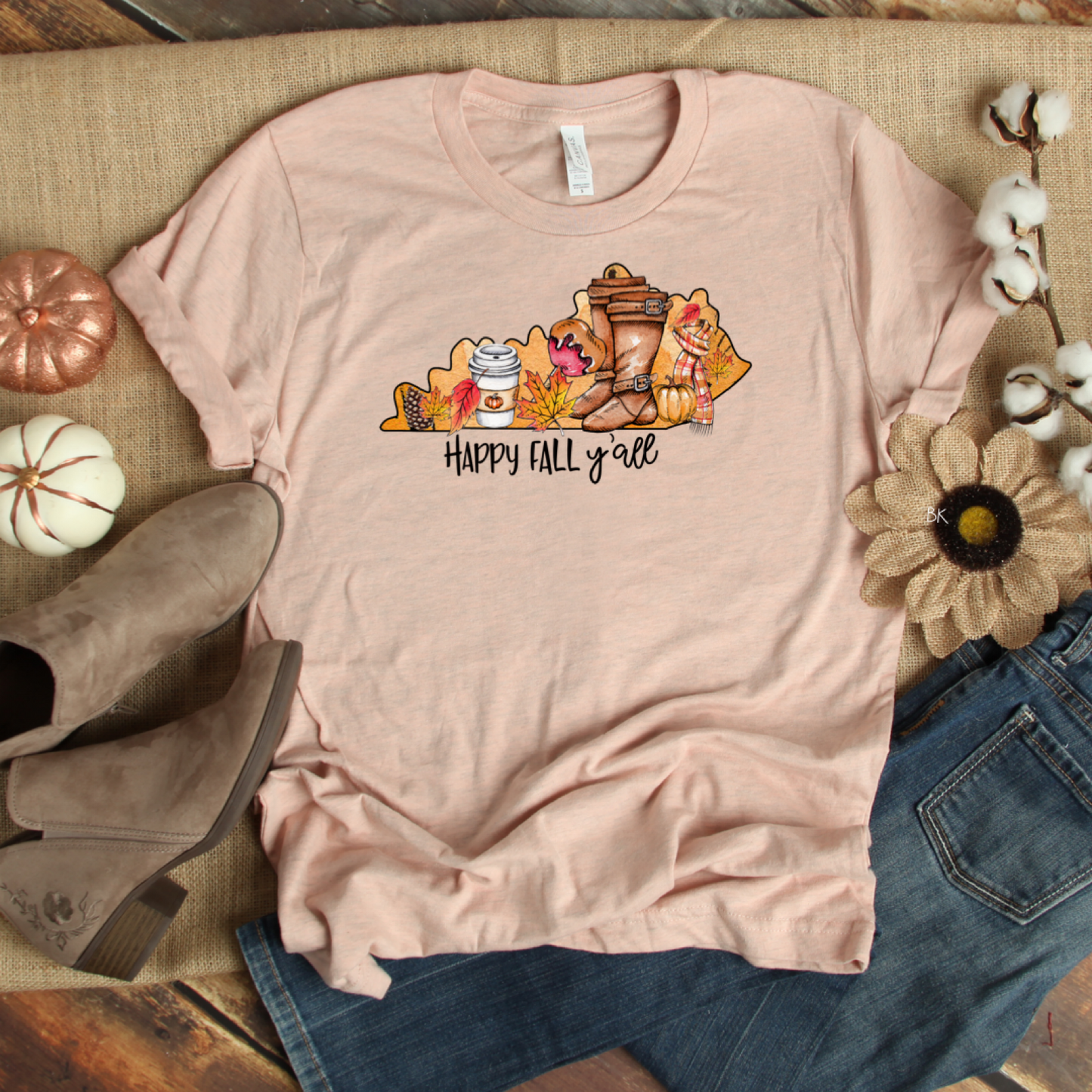 DTF TRANSFER Happy Fall Y'all Kentucky