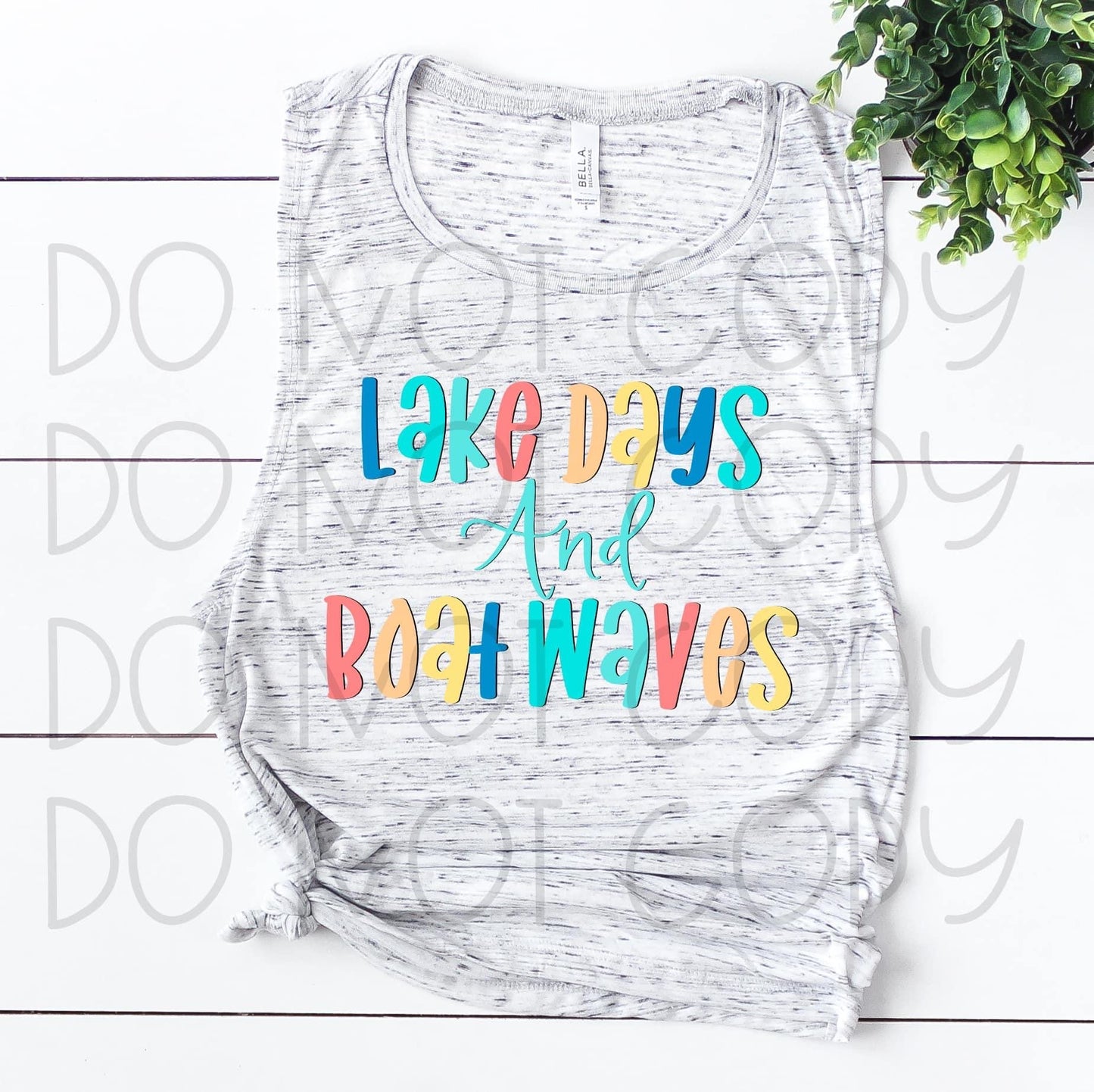 DTF TRANSFER Lake days and boat waves