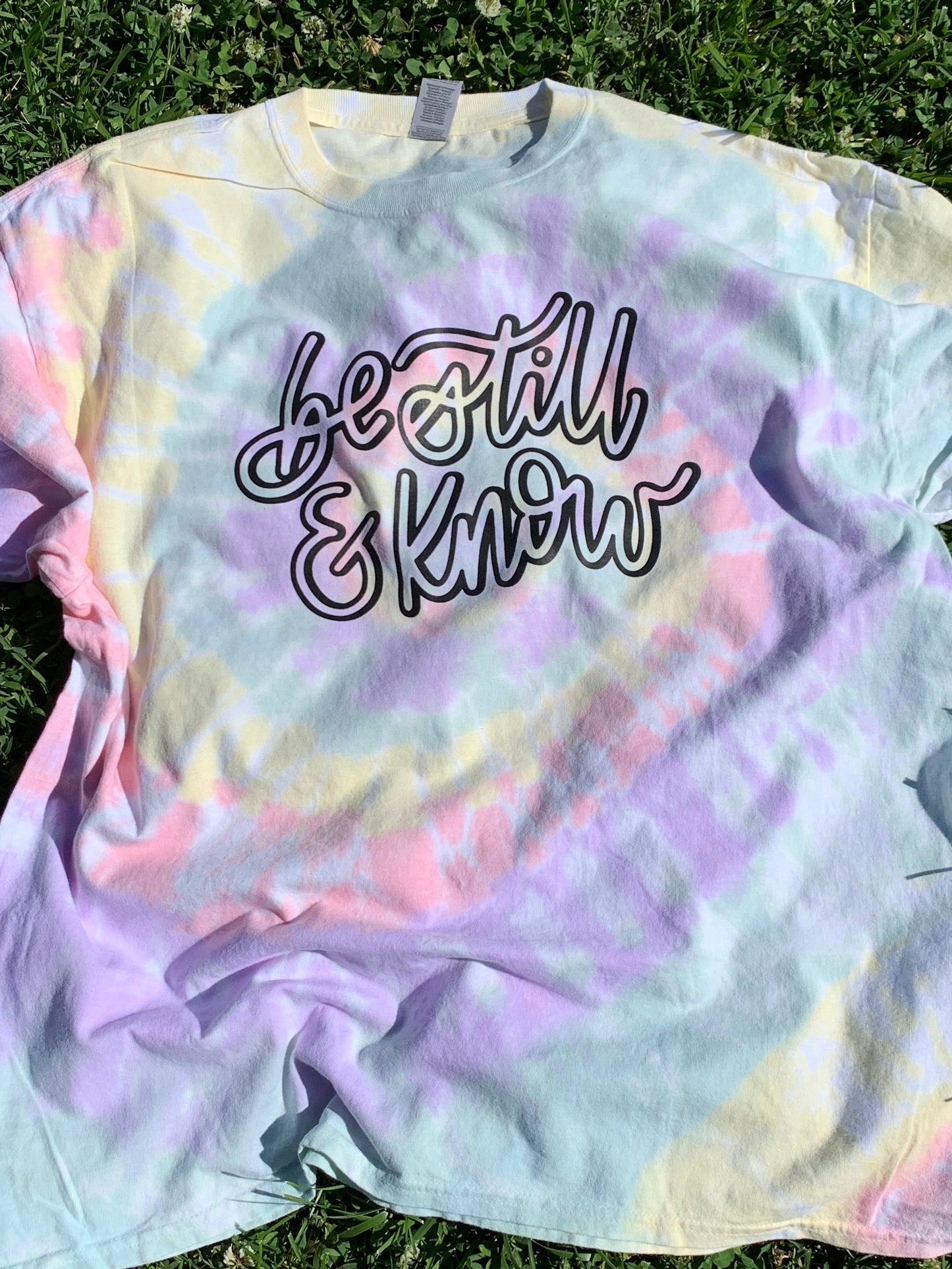 DTF TRANSFER Be Still & Know