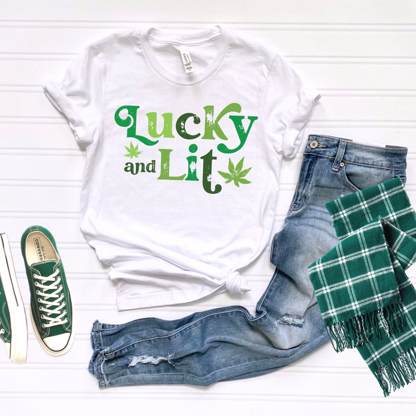 DTF TRANSFER Lucky & Lit