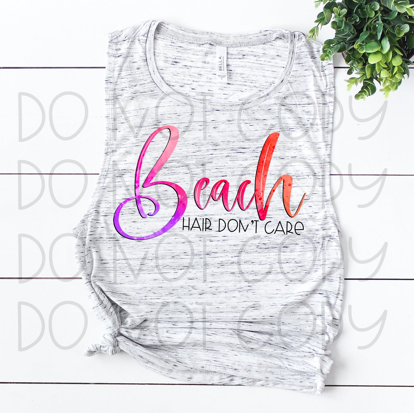 DTF TRANSFER Beach hair don’t care