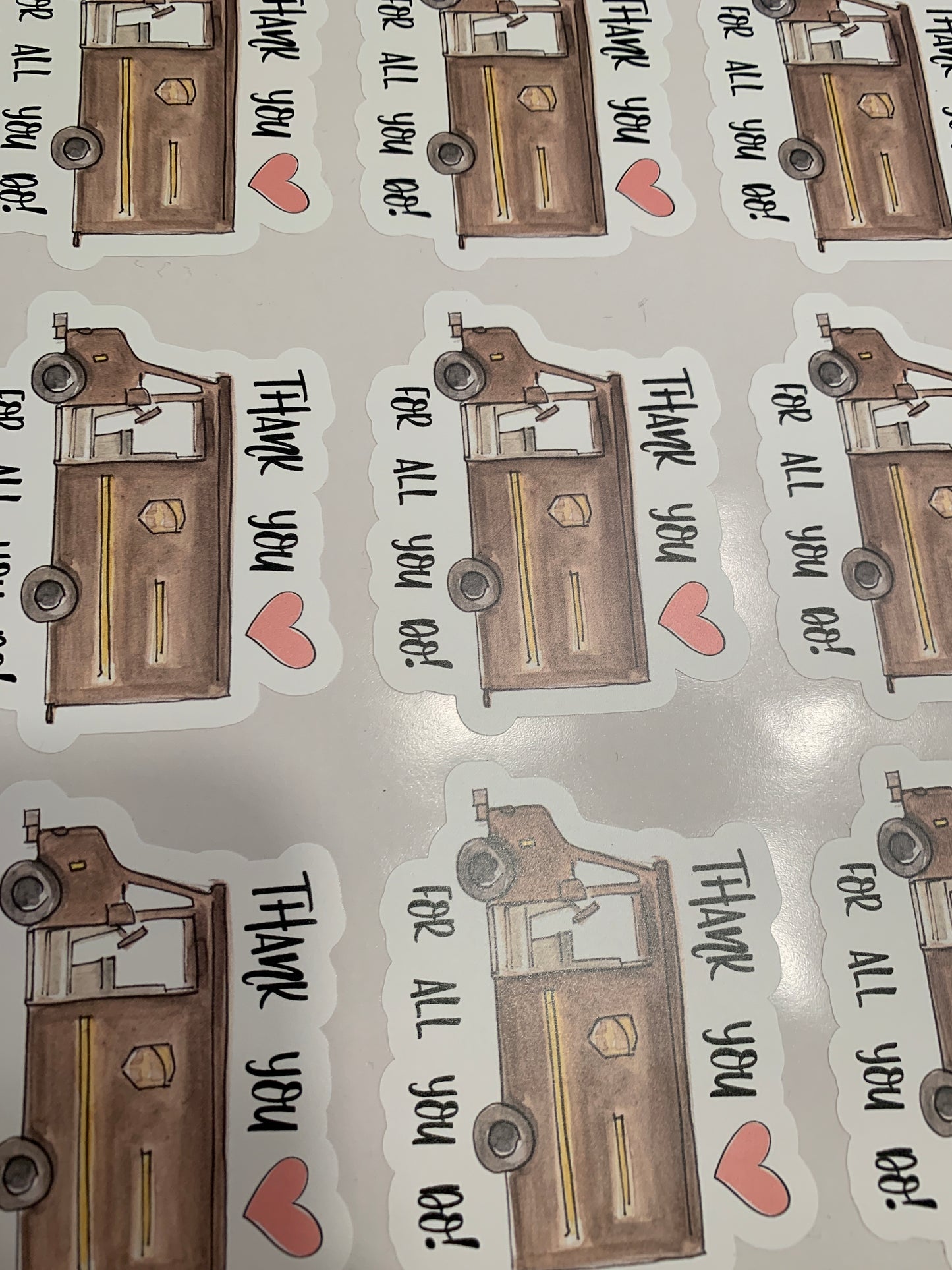 Custom Sticker Sheets (Sets of 100) 1 - 3 business day TAT from artwork approval