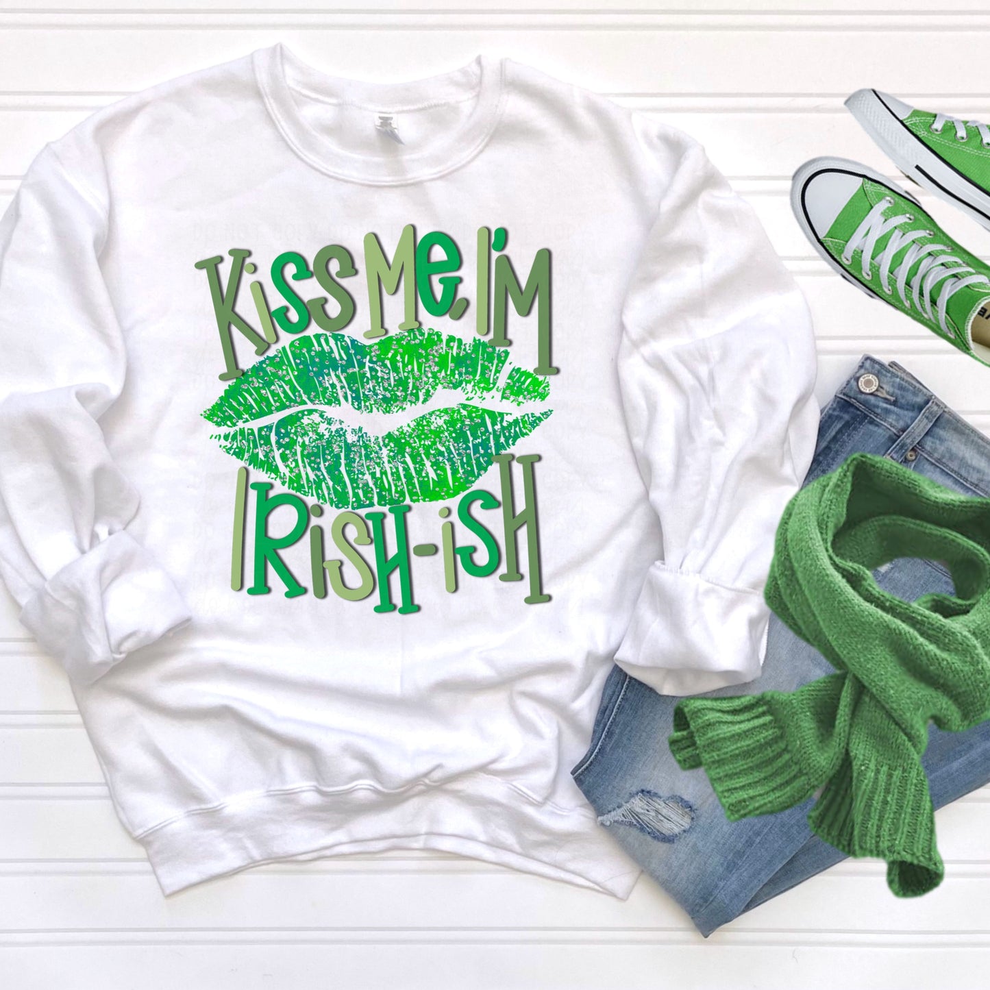 DTF TRANSFER Kiss Me I’m Irish-Ish