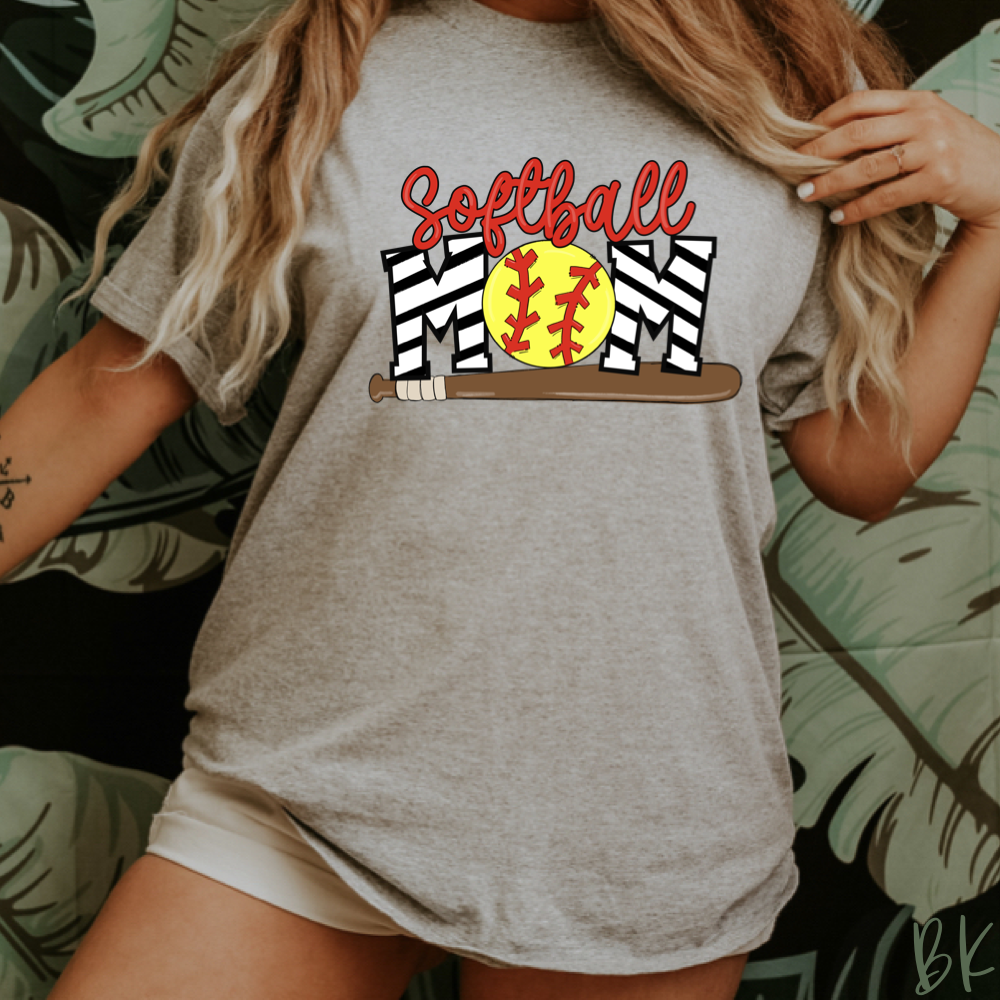 DTF TRANSFER Softball Mom