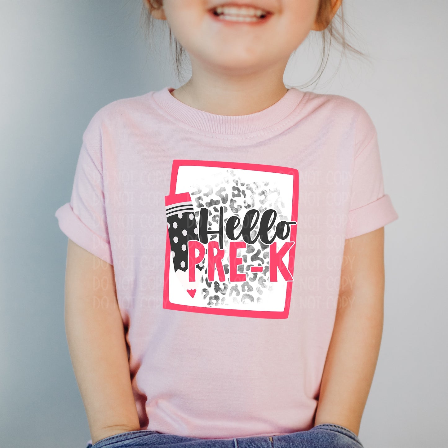 DTF TRANSFER Hello Pre K
