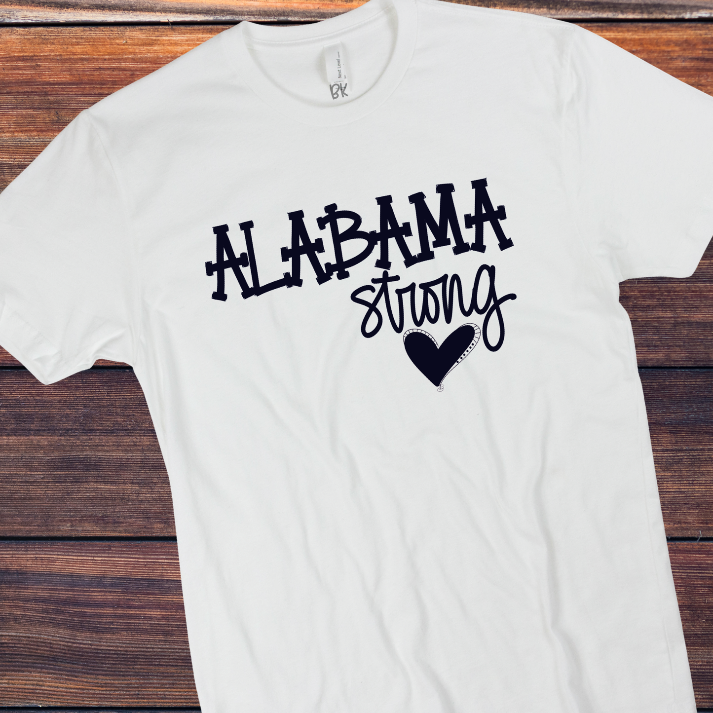 DTF TRANSFER Alabama strong black