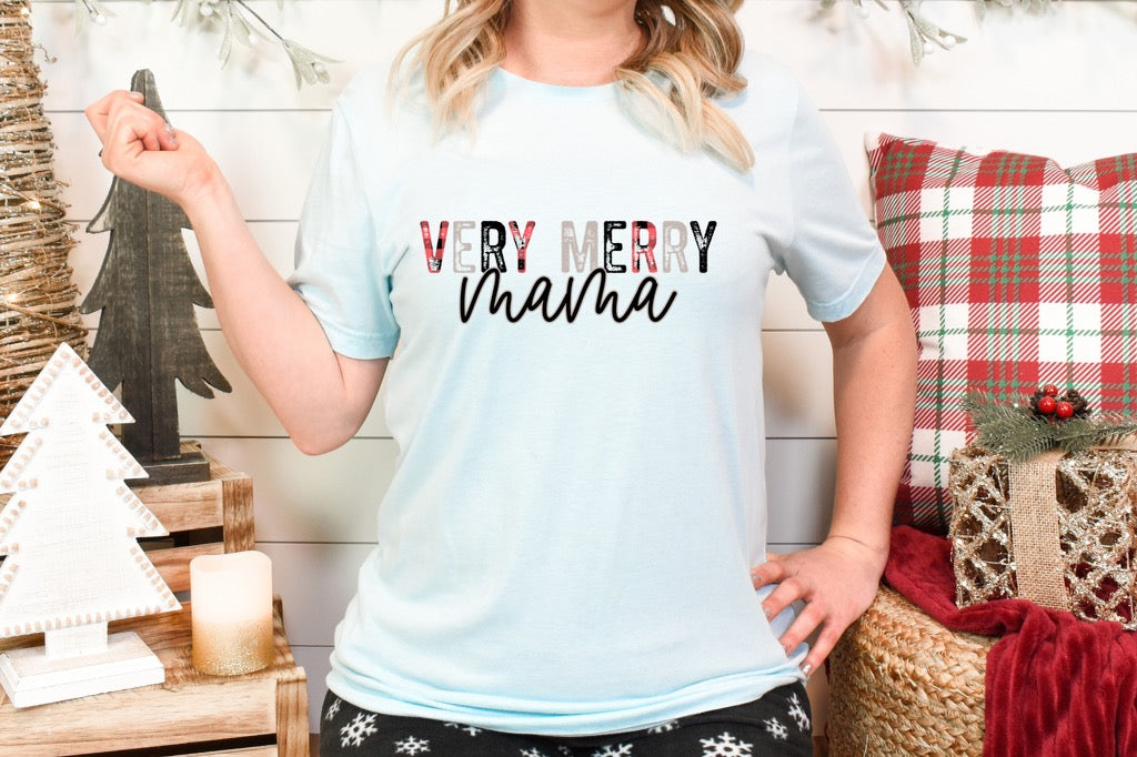 DTF TRANSFER Very Merry Mama