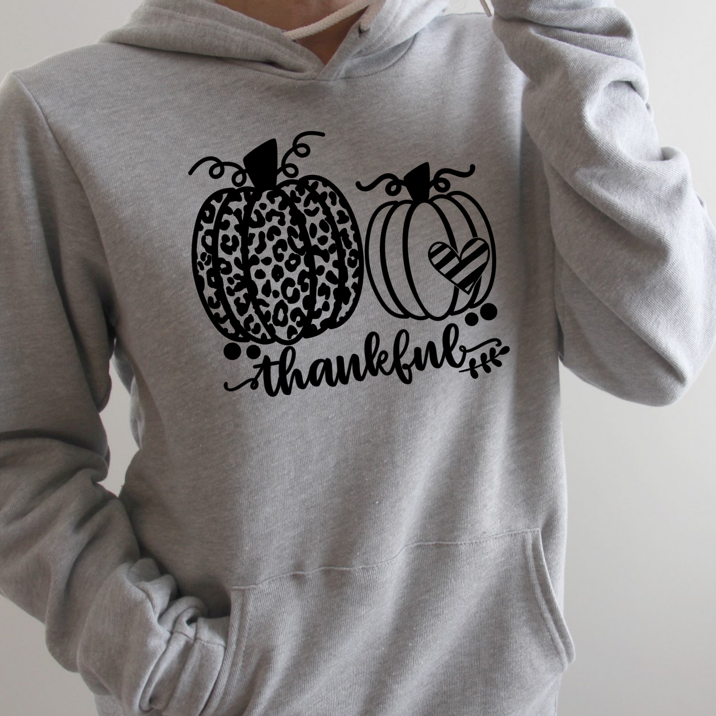 DTF TRANSFER Thankful Leopard Pumpkins