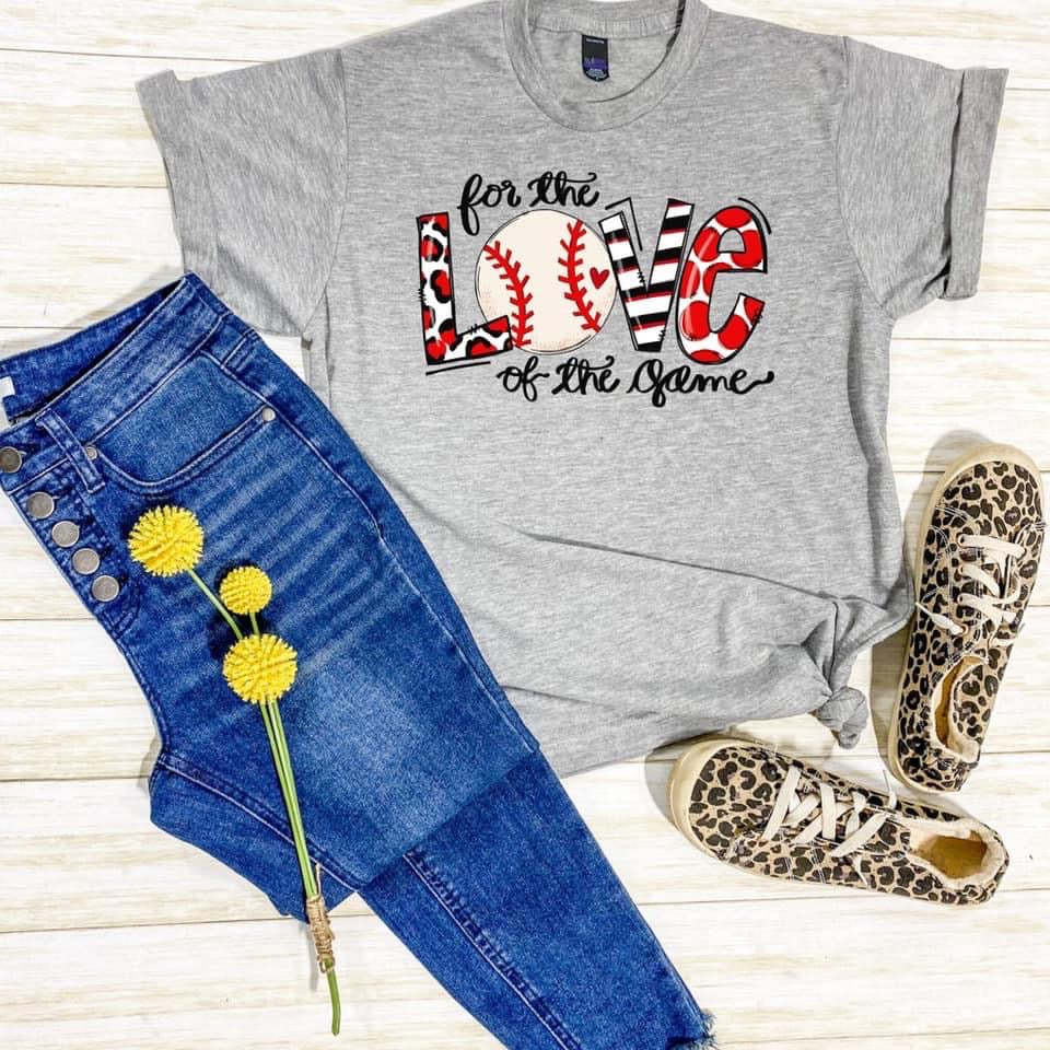 DTF TRANSFER For The Love Of The Game (Baseball)