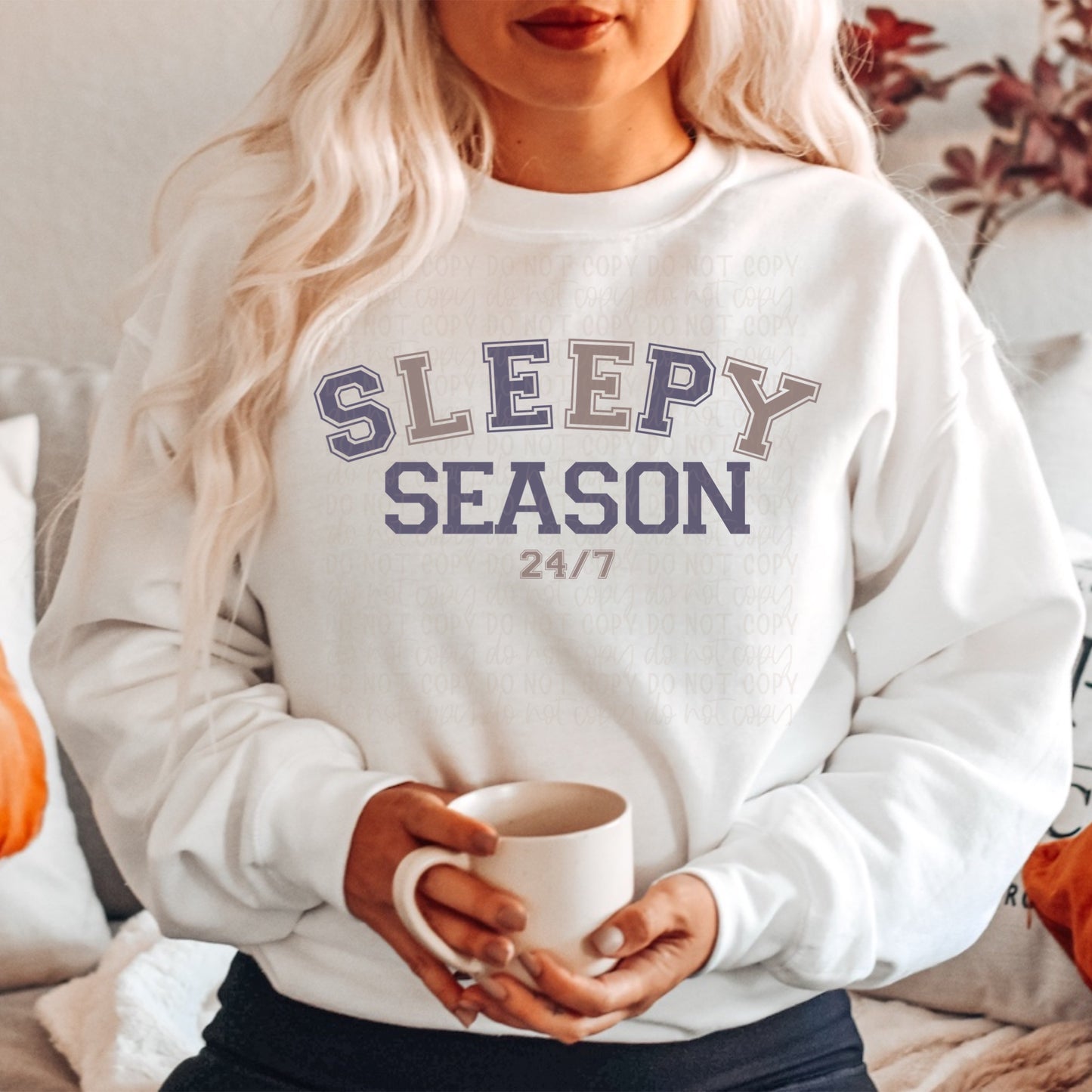 DTF TRANSFER Sleepy Season 24/7 Color