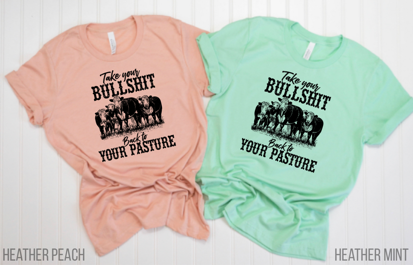 DTF TRANSFER Take Your BS Back To Your Pasture