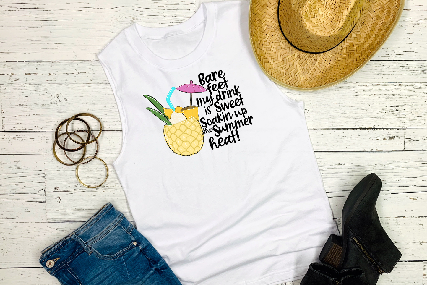 DTF TRANSFER Soakin up the summer heat