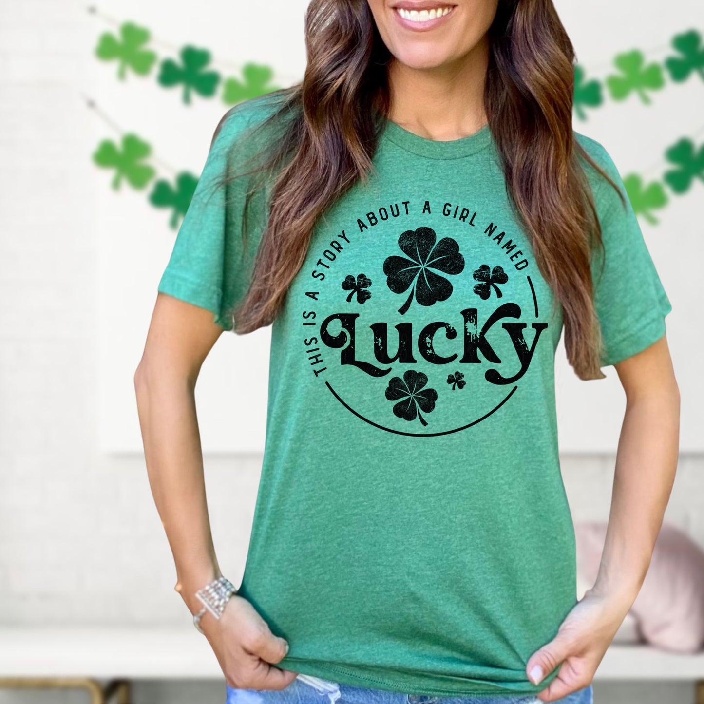 DTF TRANSFER This Is A Story About A Girl Named Lucky Black