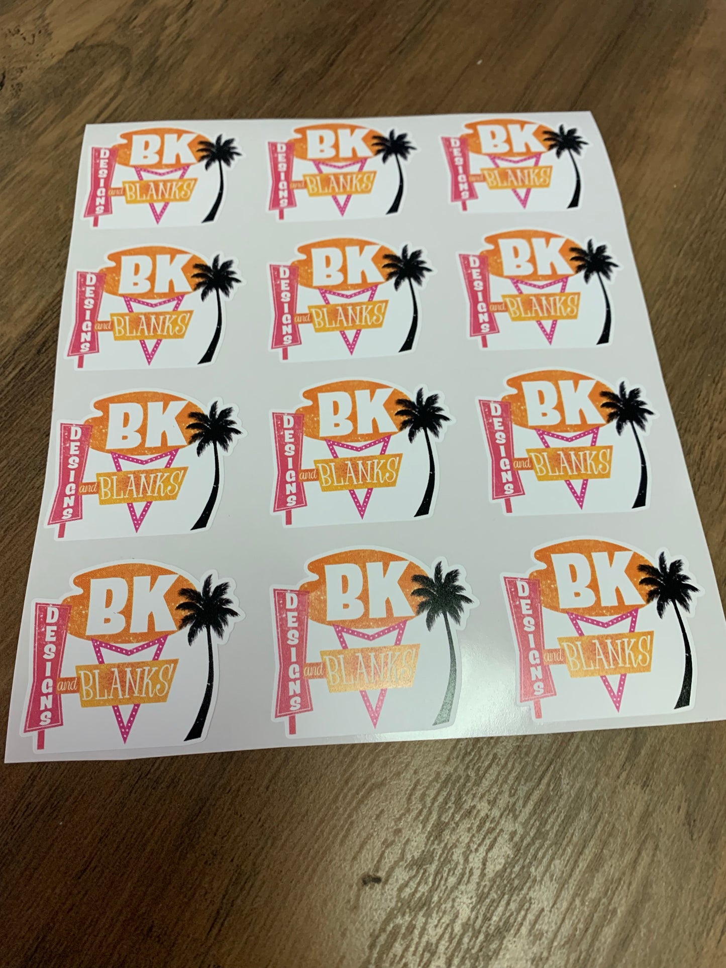 Custom Sticker Sheets (Sets of 100) 1 - 3 business day TAT from artwork approval