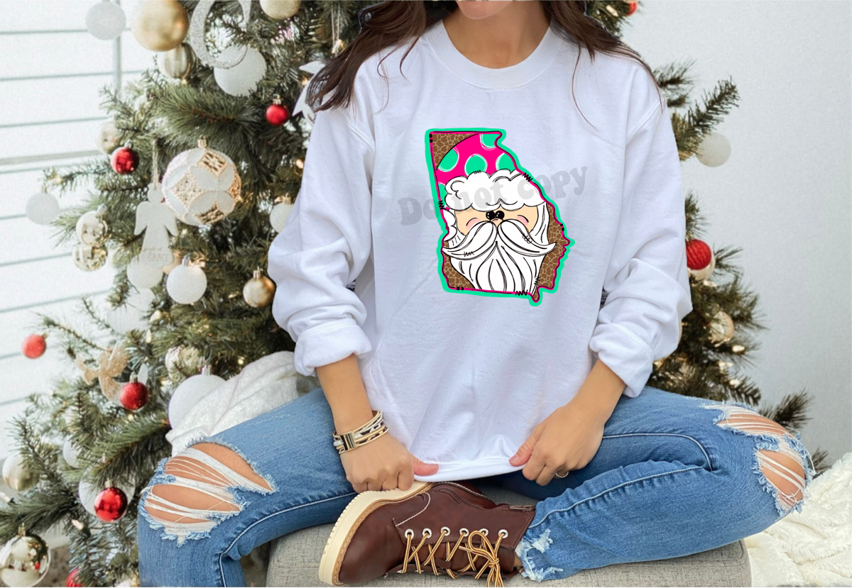 DTF TRANSFER Georgia Santa