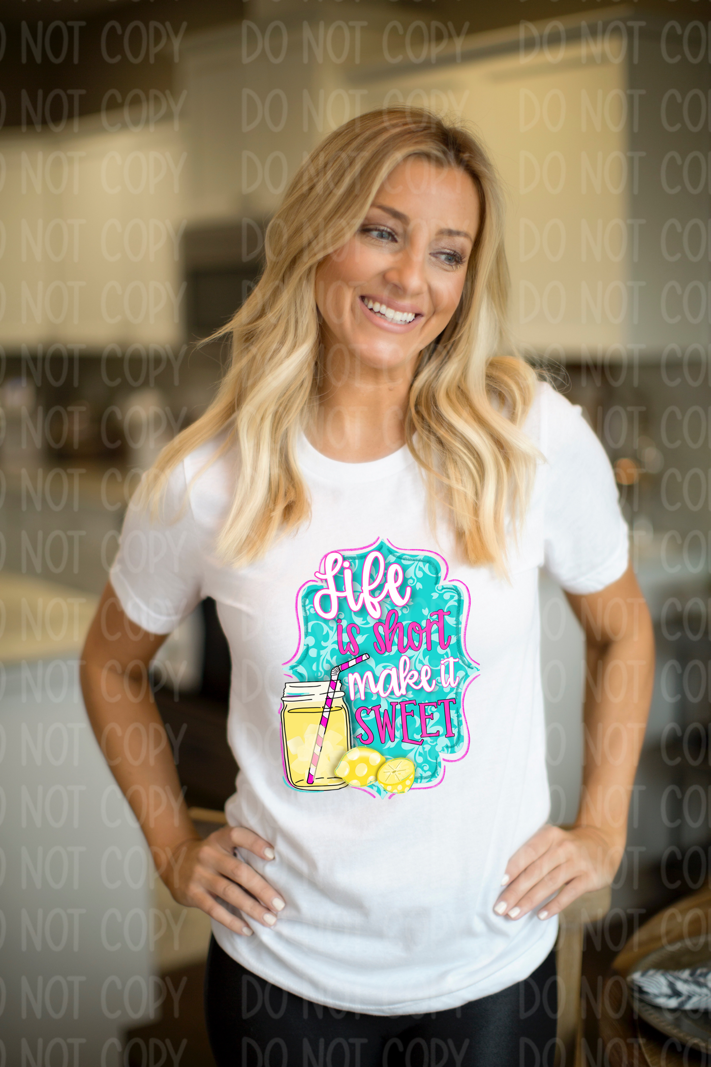 DTF TRANSFER Life is short make it sweet