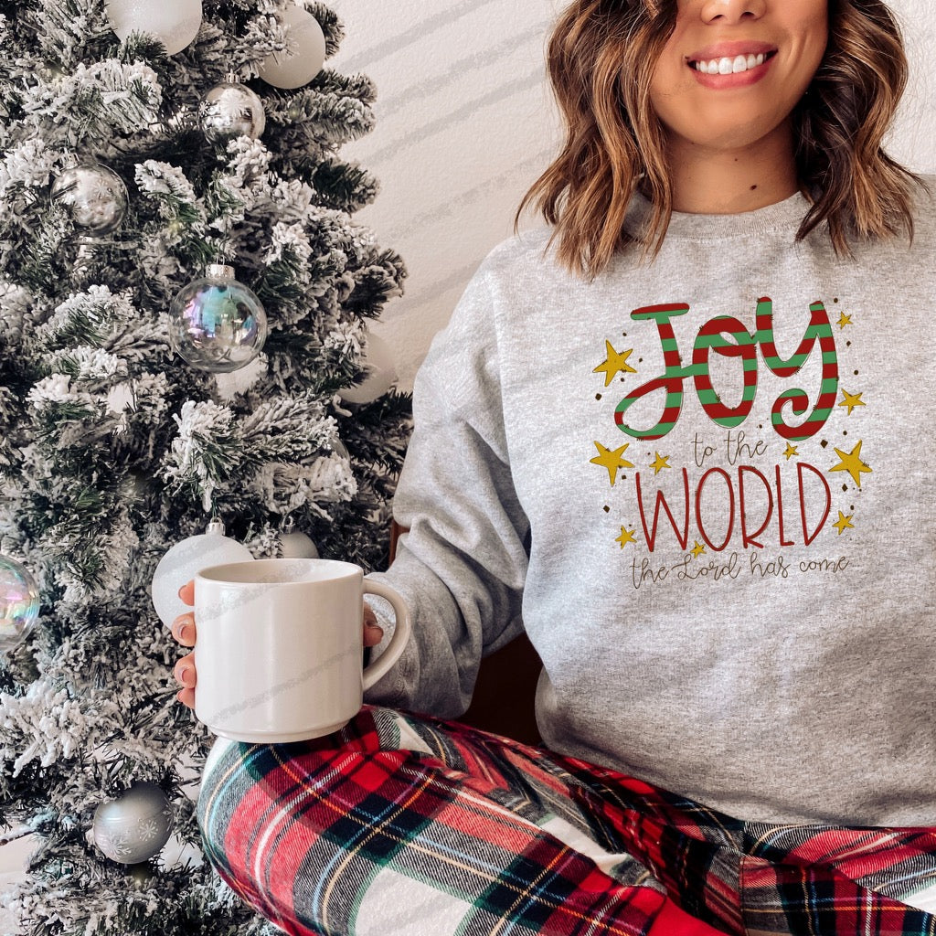 DTF TRANSFER Joy To The World