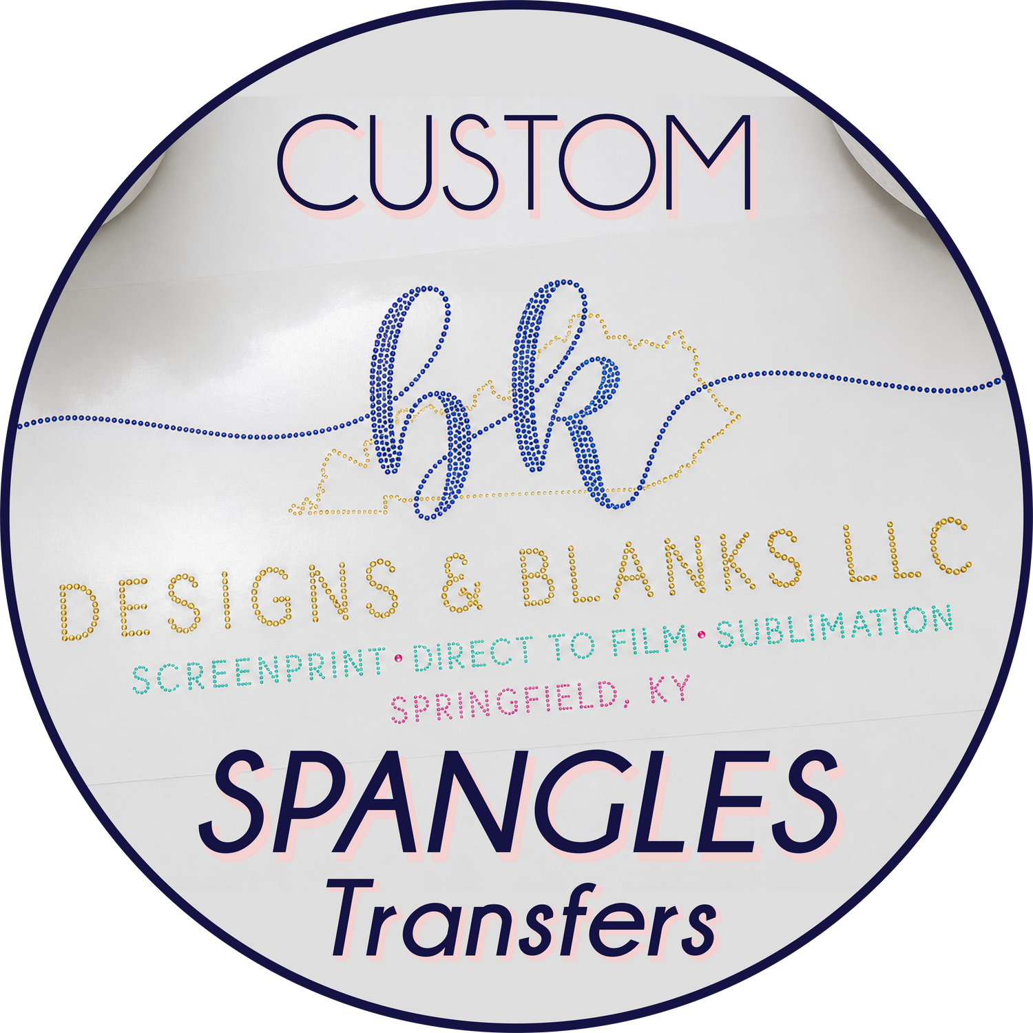 Custom Spangles Transfers