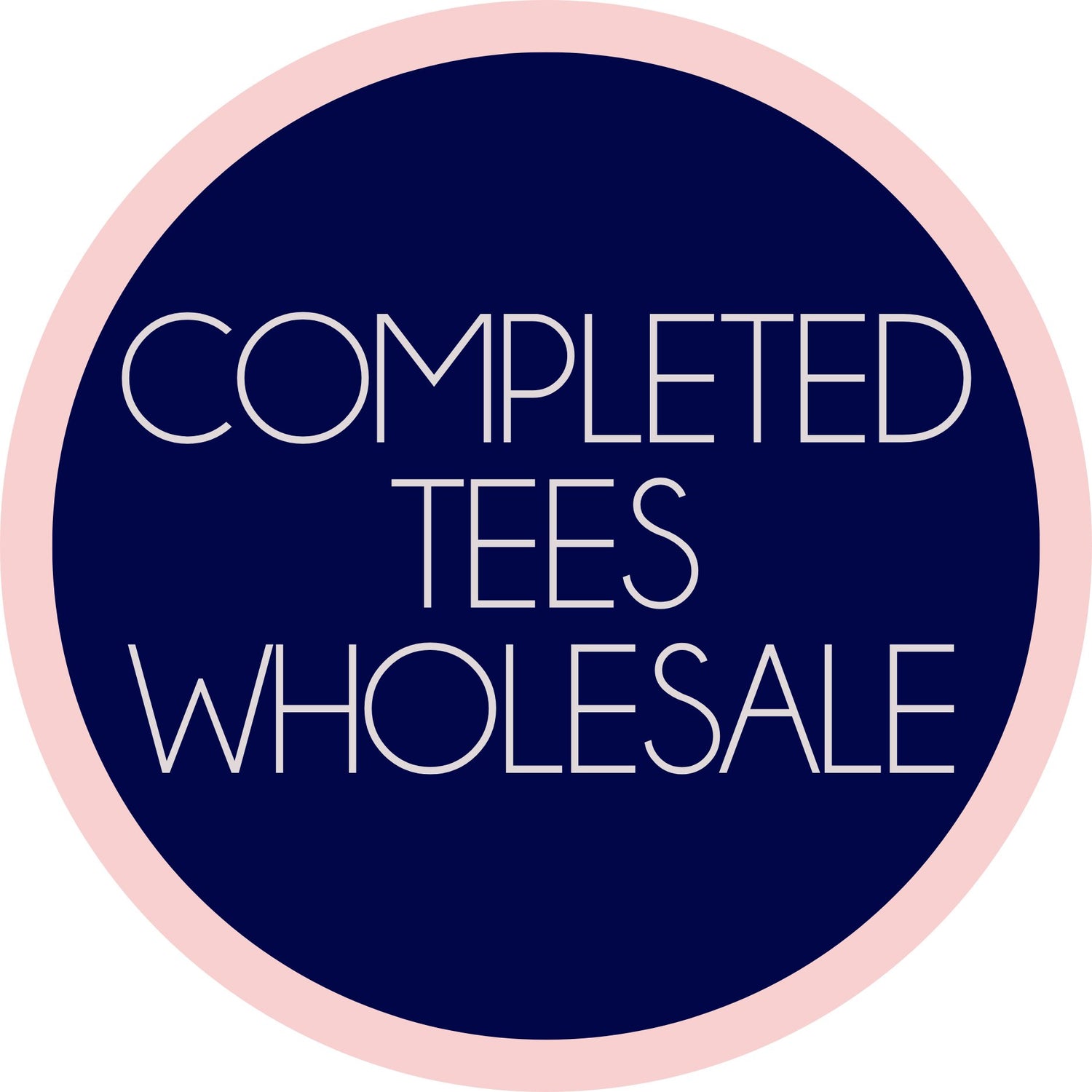 Completed Wholesale Tee/Drop Ship