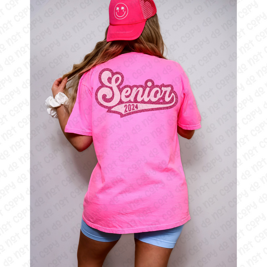 Senior 2024 Charity Pink Tee