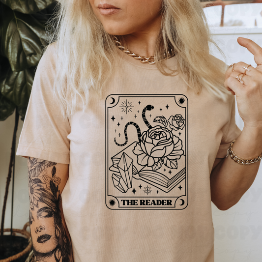 DTF TRANSFER The Reader Tarot Card