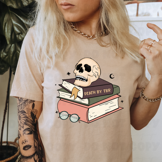 DTF TRANSFER Death By Books