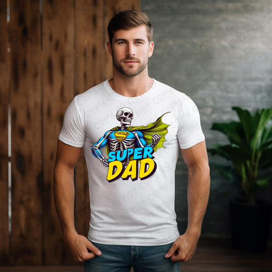 Super Dad White Tee