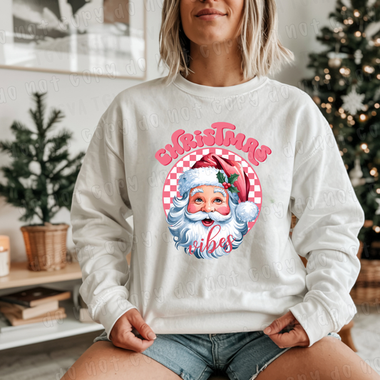 DTF TRANSFER Christmas Vibes